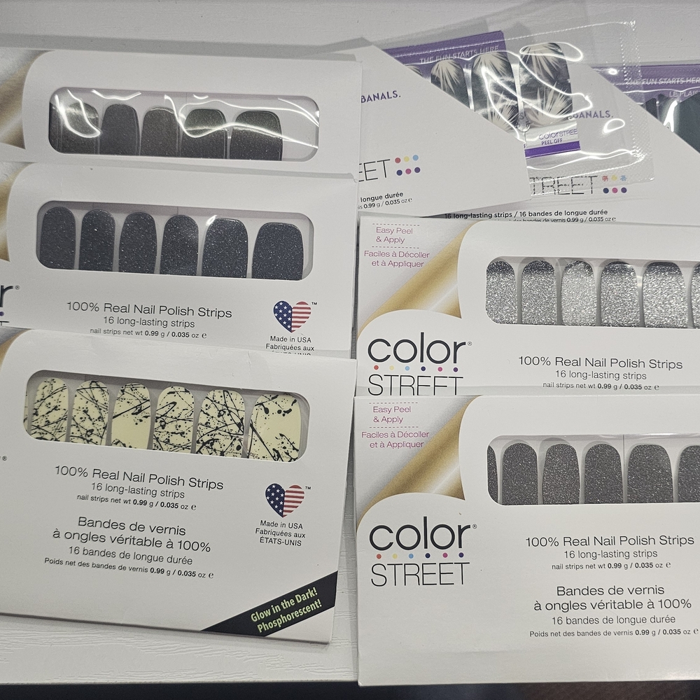 Color Street Glitter and Marble Nail Strips